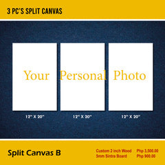 Split Canvas B - 3 pc's split canvas